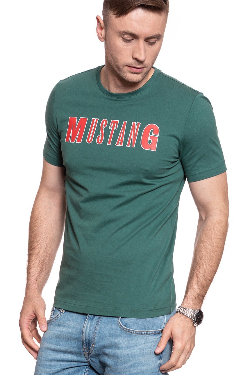 MĘSKI T-SHIRT MUSTANG Alex LOGO Tee 1009516 6430