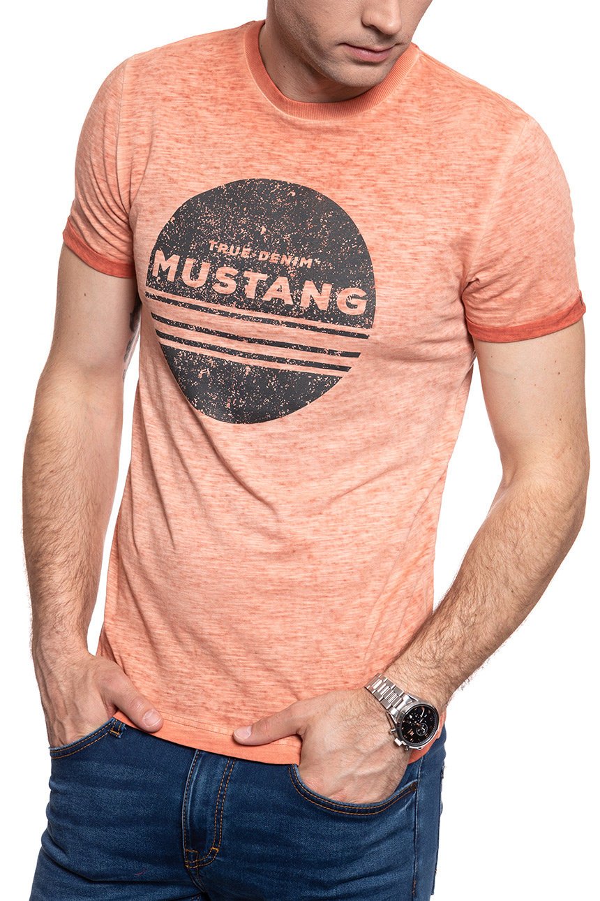 MĘSKI T-SHIRT MUSTANG Aaron C Print CPD 1009533 7103