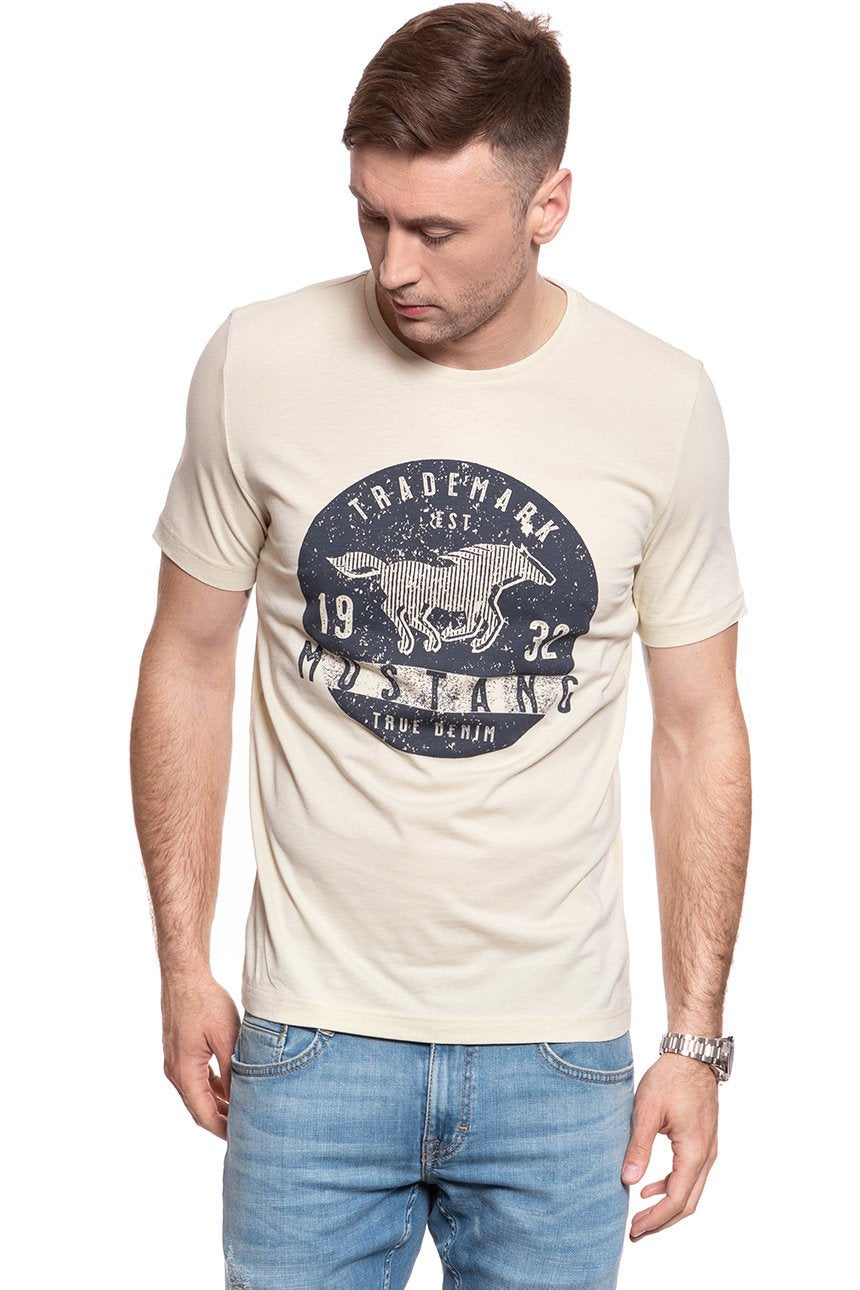 MĘSKI T-SHIRT MUSTANG ALEX C PRINT 1009540 4014