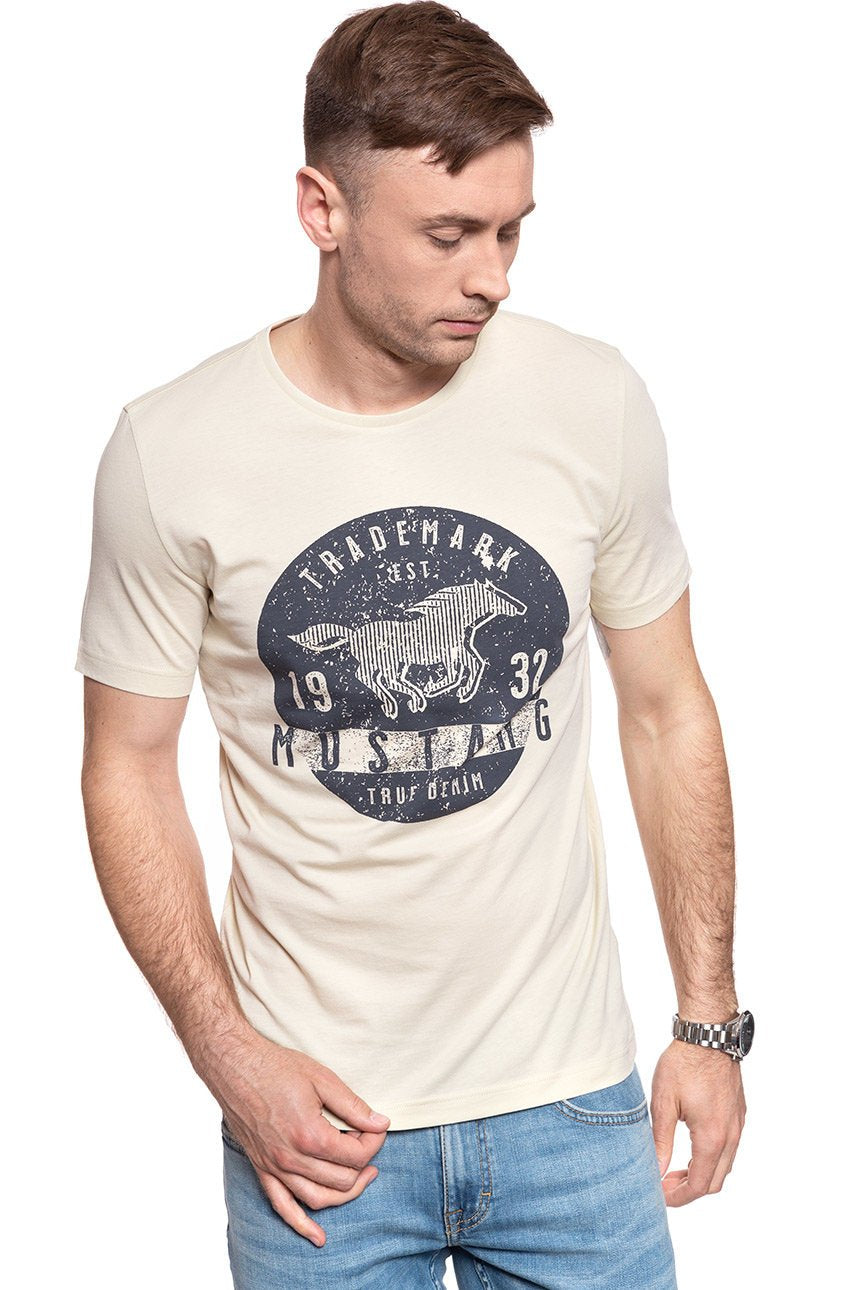 MĘSKI T-SHIRT MUSTANG ALEX C PRINT 1009540 4014