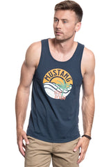 MĘSKI TANK TOP MUSTANG Axel Print 1009541 4085