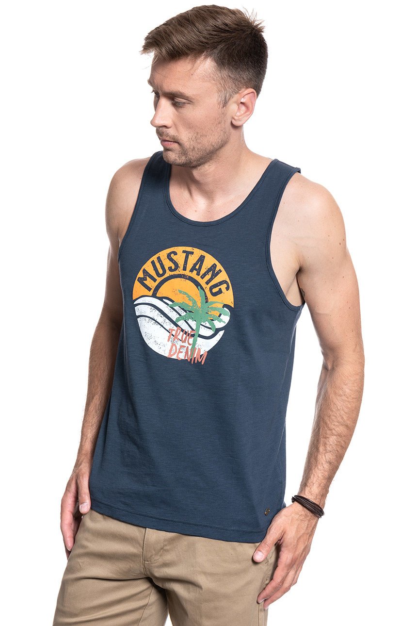 MĘSKI TANK TOP MUSTANG Axel Print 1009541 4085