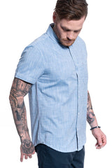 MĘSKA KOSZULA MATERIAŁOWA MUSTANG CHRIS STRIPE SHIRT 1009560 5234