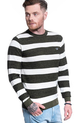 MĘSKI SWETER MUSTANG EMIL C STRIPE 1009787 11826