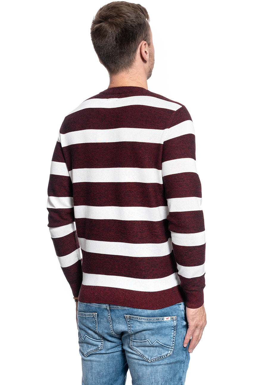 MĘSKI SWETER MUSTANG EMIL C STRIPE 1009787 11827