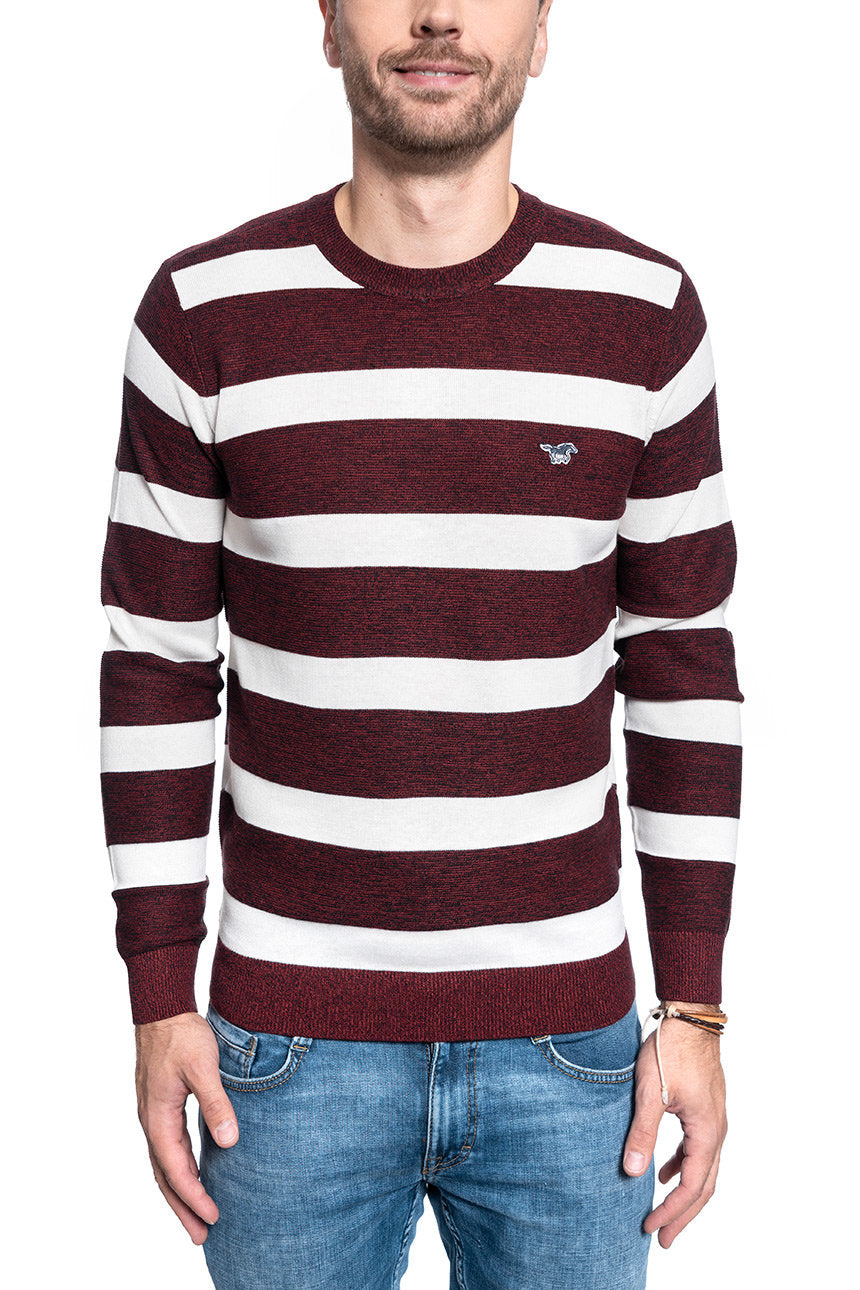 MĘSKI SWETER MUSTANG EMIL C STRIPE 1009787 11827