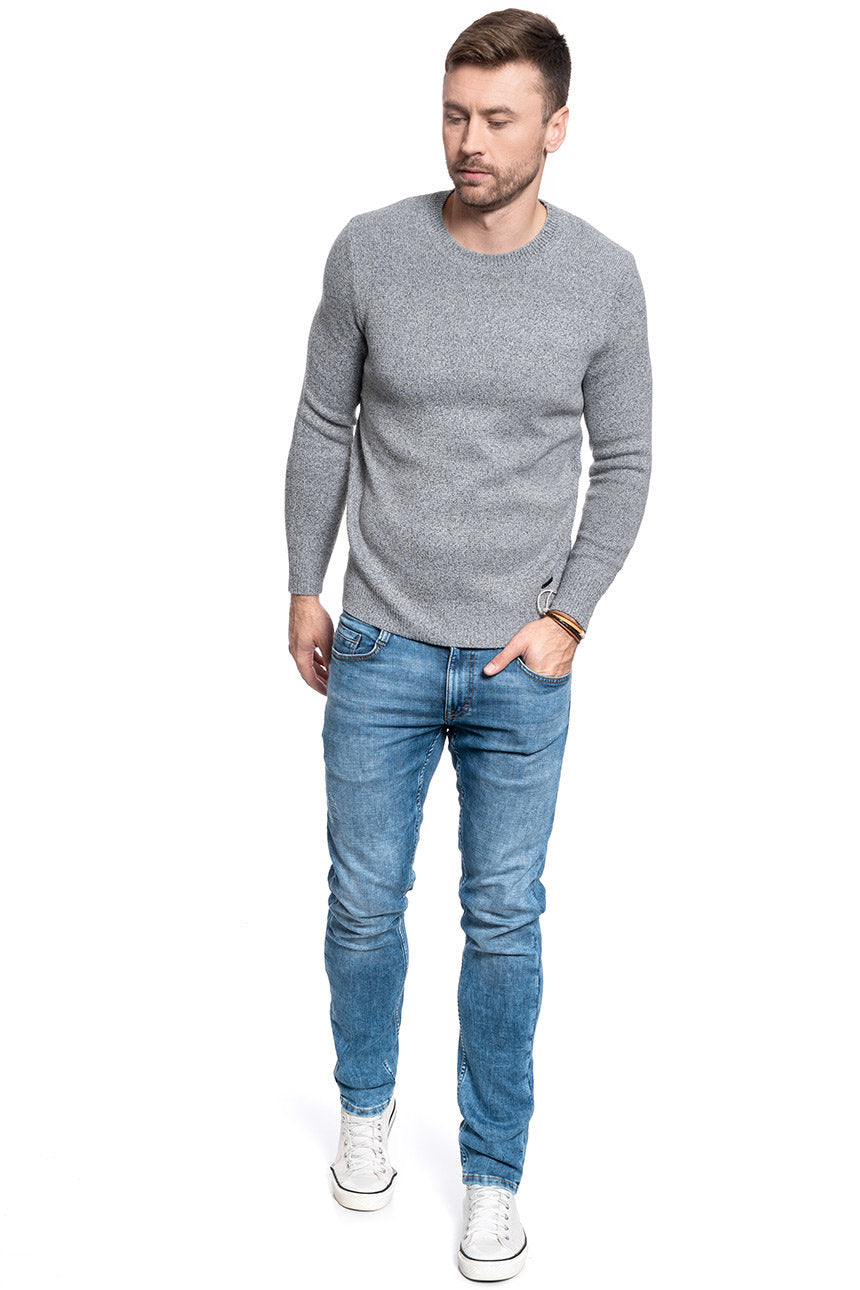 MĘSKI SWETER MUSTANG Emil C Soft Knit 1009788 4151