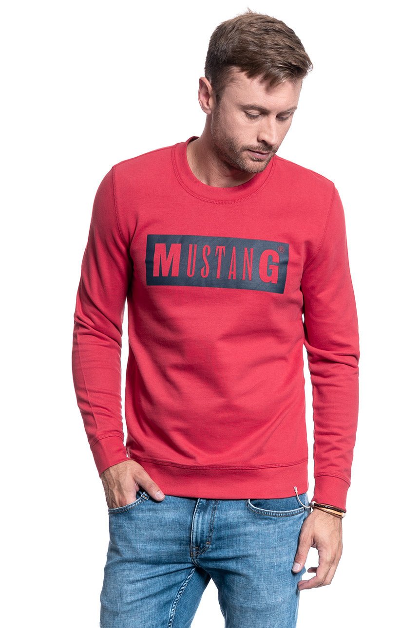 BLUZA MĘSKA MUSTANG Ben C Logo AMERICAN BEAUTY 1009794 8347