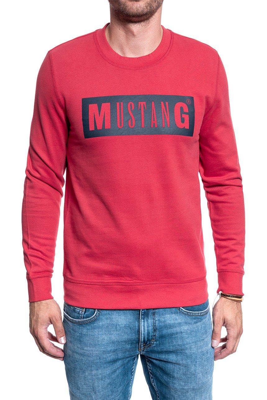 BLUZA MĘSKA MUSTANG Ben C Logo AMERICAN BEAUTY 1009794 8347