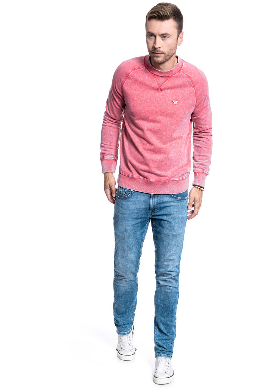 MĘSKA BLUZA MUSTANG BEN C ACID WASH 1009795 8347