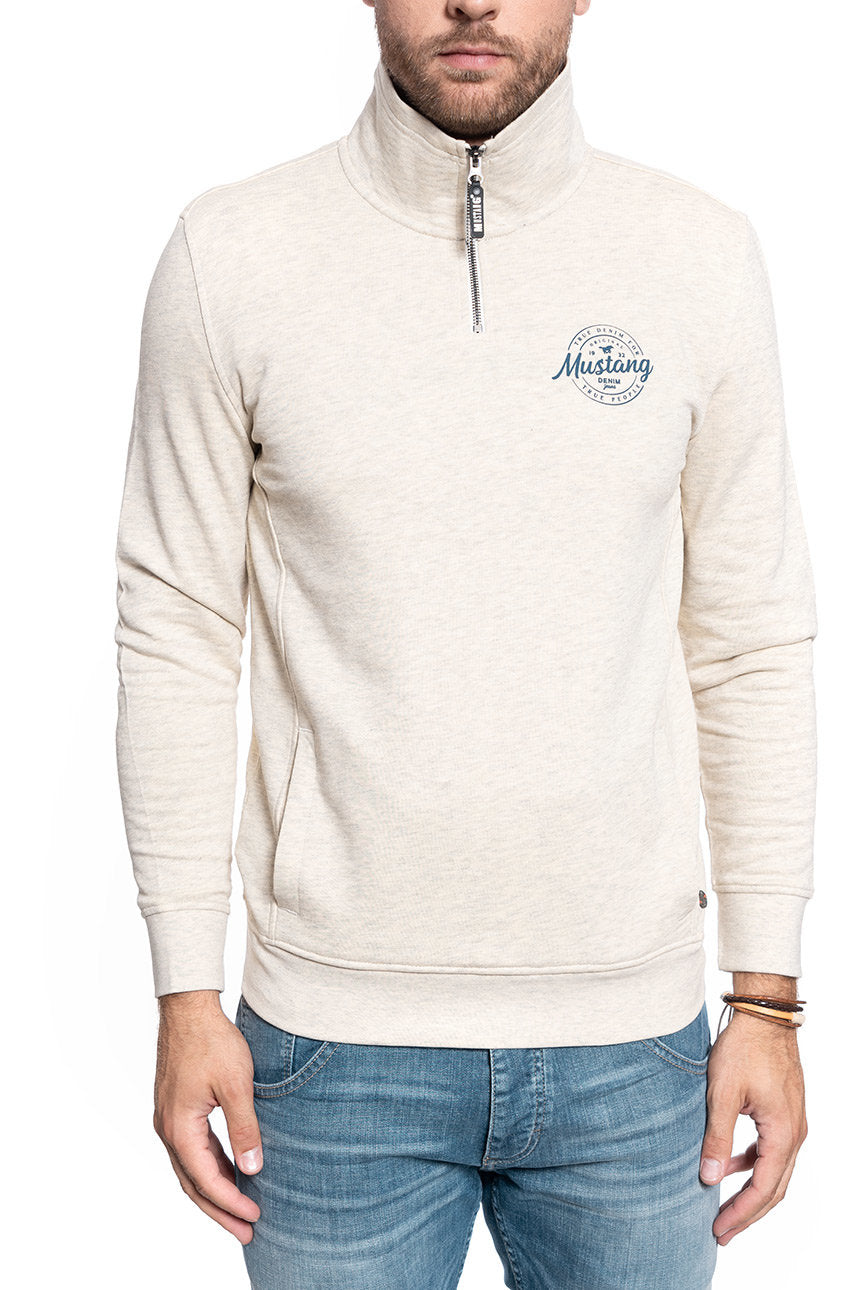 BLUZA MĘSKA MUSTANG BEN HALF ZIP 1009798 2071