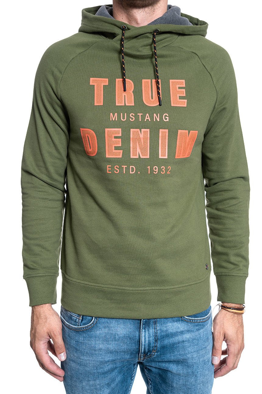 BLUZA MĘSKA MUSTANG Bennet H Print CYPRESS 1009802 6348