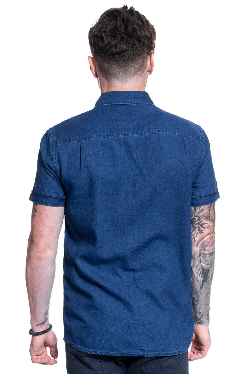 MĘSKA KOSZULA JEANS MUSTANG CHRIS SOFT TWILL 1009867 5335