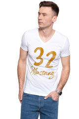 MĘSKI T-SHIRT MUSTANG AARON V BASIC 1009904 2045