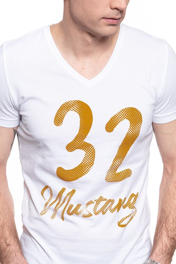 MĘSKI T-SHIRT MUSTANG AARON V BASIC 1009904 2045