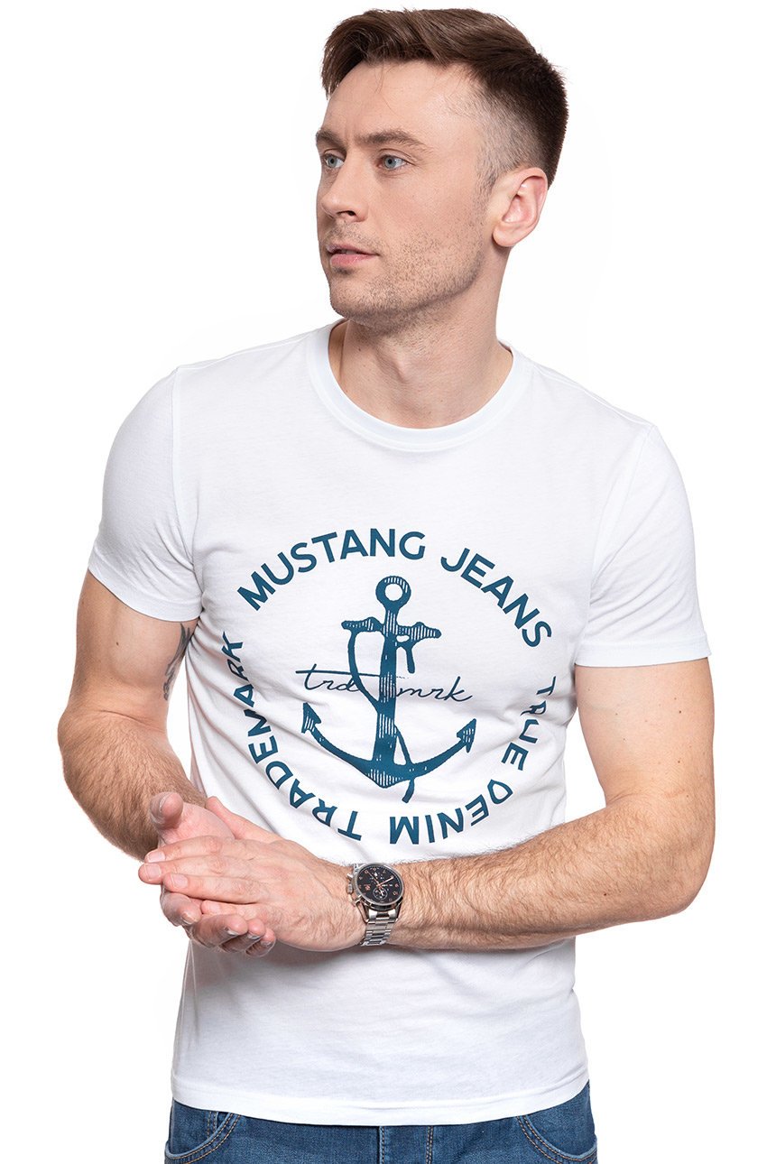 MĘSKI T-SHIRT MUSTANG AARON C BASIC  1009938 2045