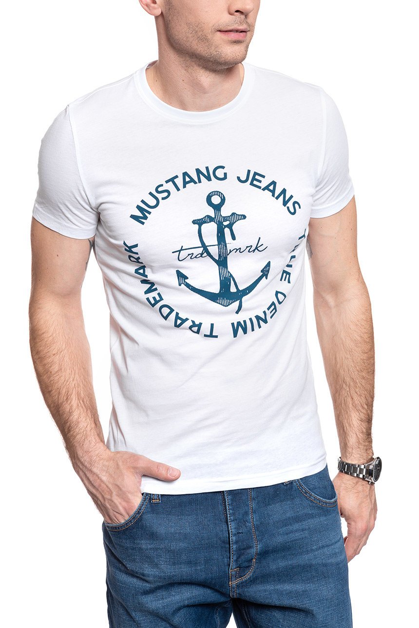 MĘSKI T-SHIRT MUSTANG AARON C BASIC  1009938 2045