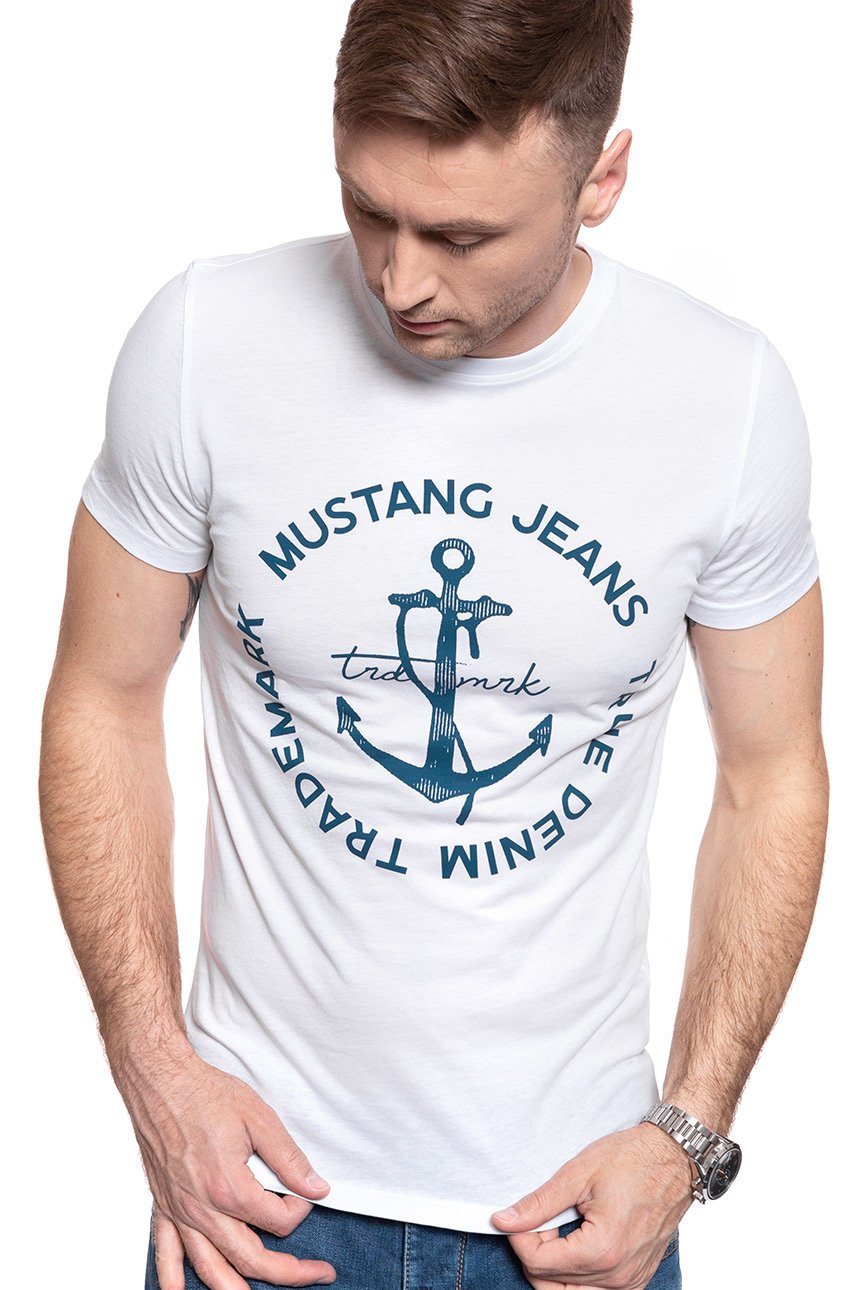 MĘSKI T-SHIRT MUSTANG AARON C BASIC  1009938 2045