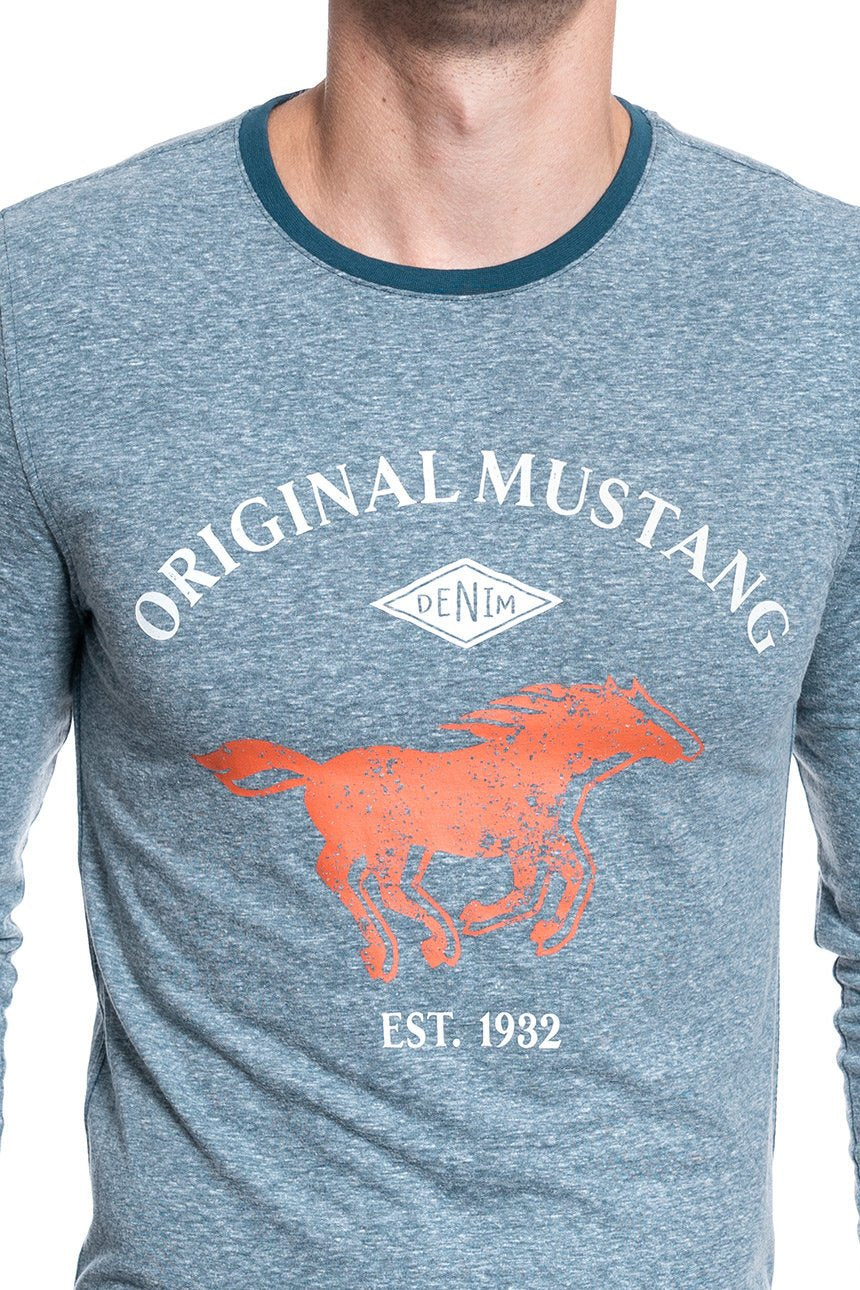 KOSZULKA MĘSKA MUSTANG ANTON C LOGO 1009955 5243