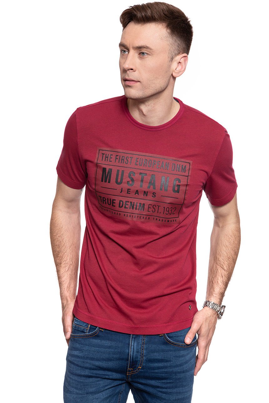 MĘSKI T-SHIRT MUSTANG ALEX C PRINT 1009971 7145