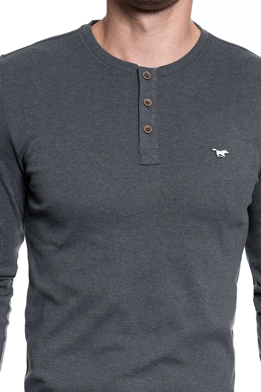 MĘSKI LONGSLEEVE MUSTANG ANTON C HENLEY 1009976 4151