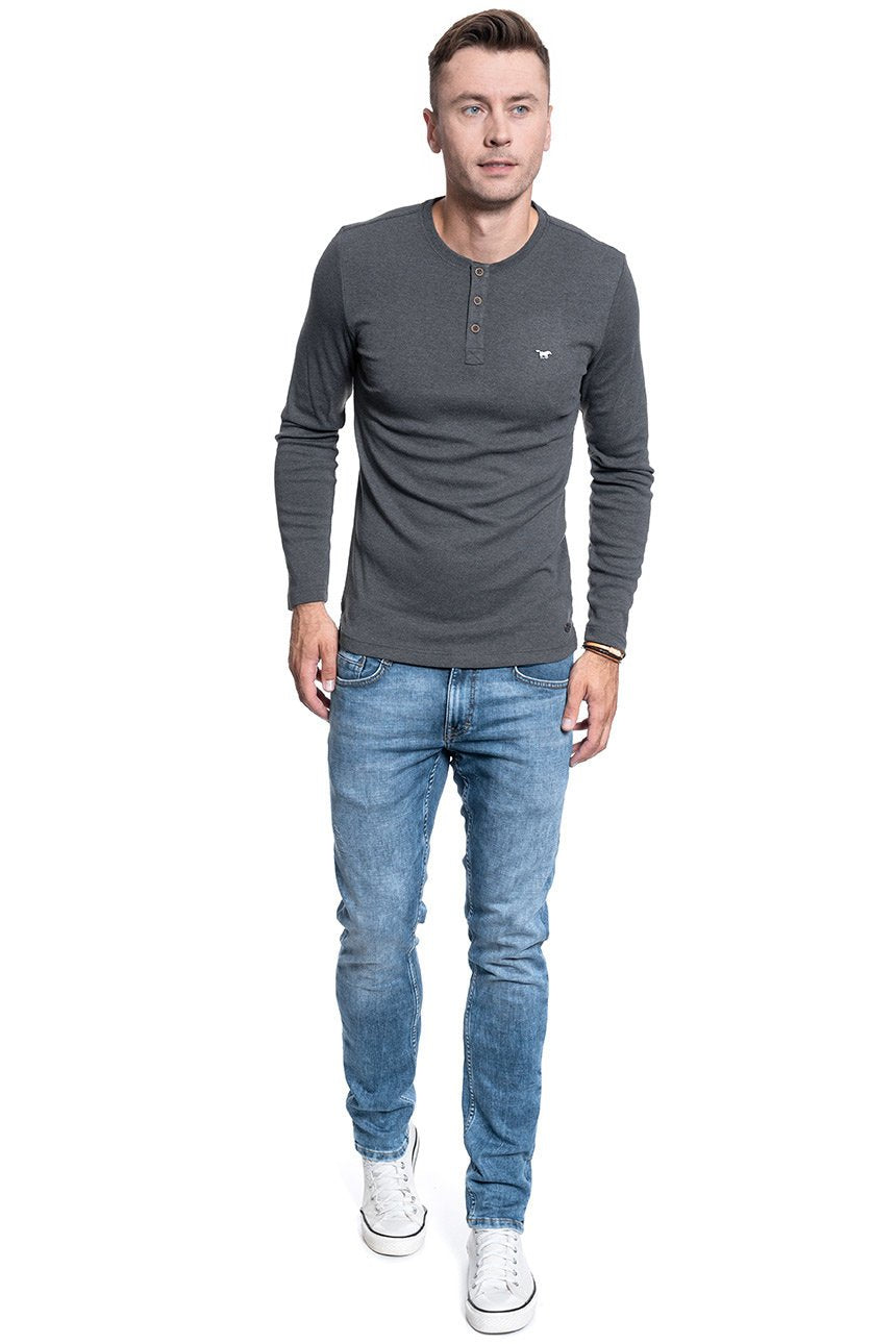 MĘSKI LONGSLEEVE MUSTANG ANTON C HENLEY 1009976 4151