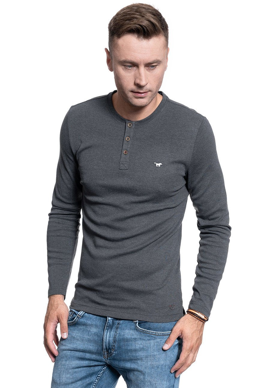 MĘSKI LONGSLEEVE MUSTANG ANTON C HENLEY 1009976 4151