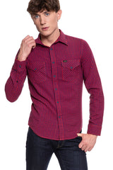 KOSZULA LEE WESTERN SHIRT BRIGHT RED L644NLEF