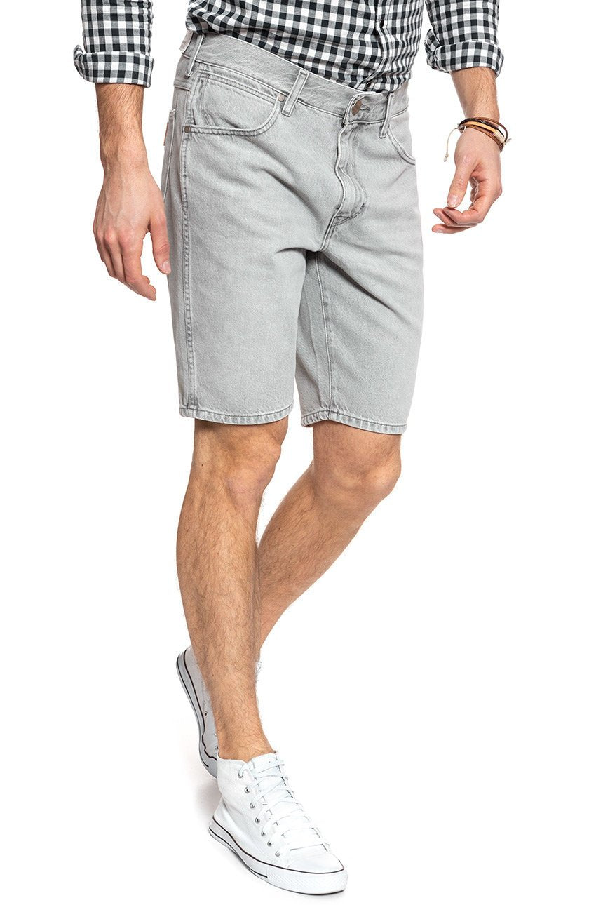 SPODENKI WRANGLER 5 POCKET SHORT ICY GREY W14CRJ28C