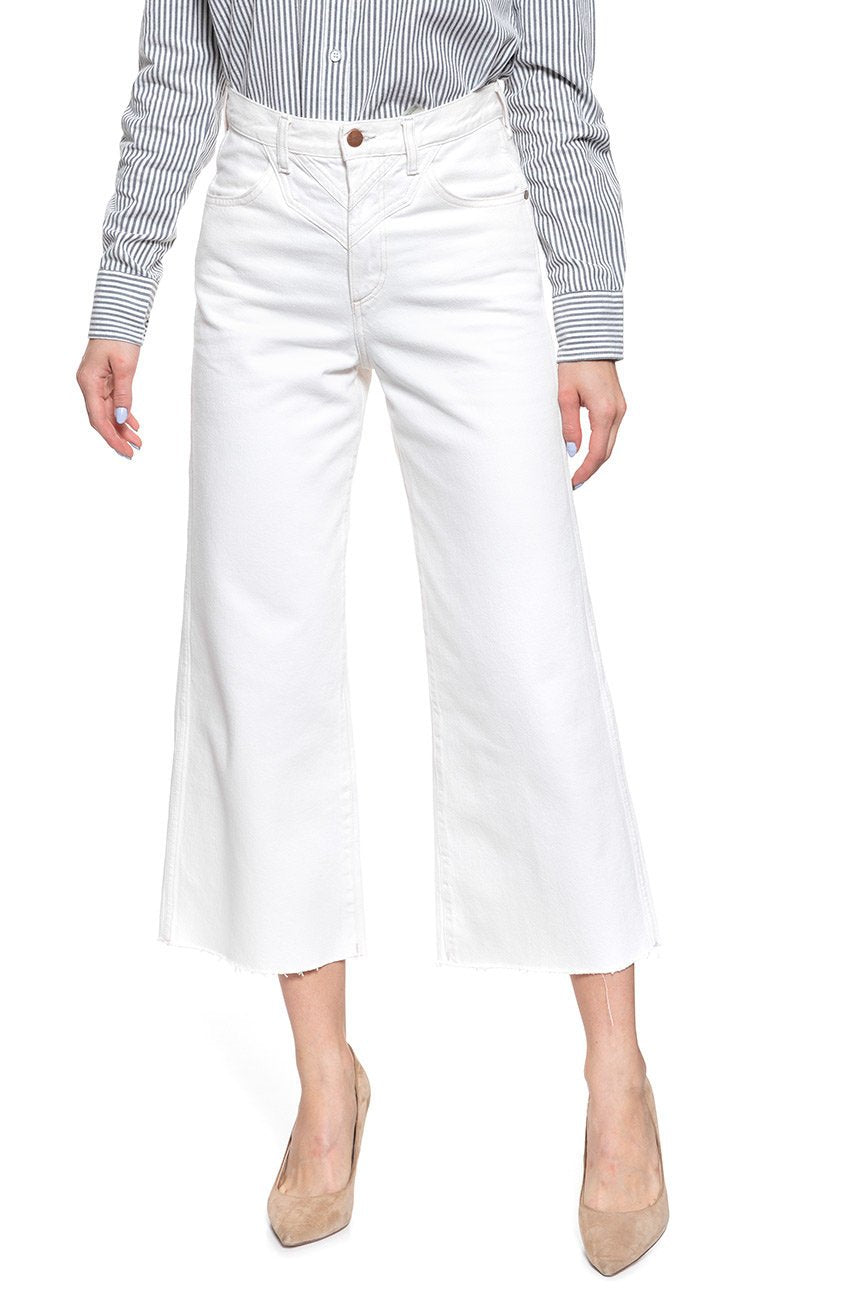 SPODNIE WRANGLER DAMSKIE WESTERN CULOTTE VINTAGE WHITE W260WMX1Y