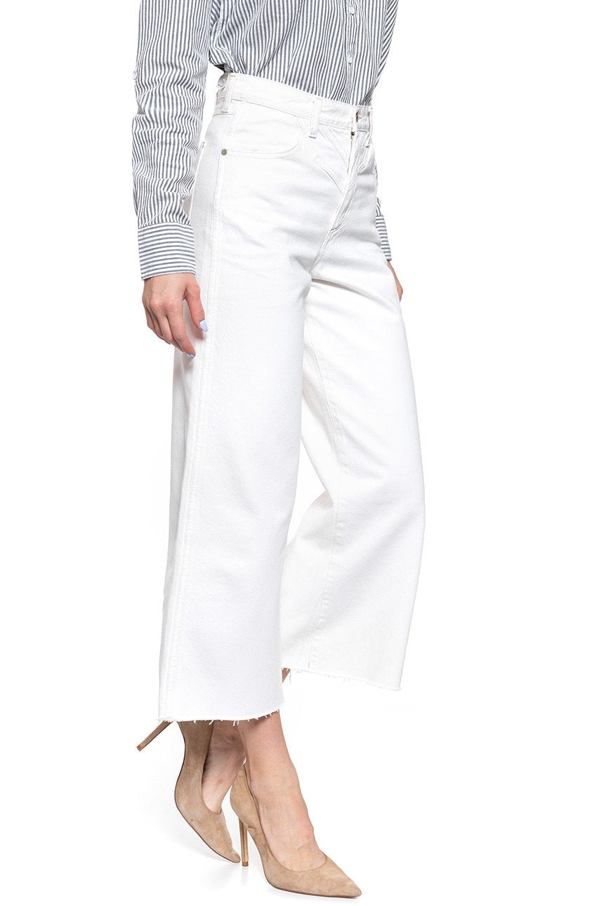 SPODNIE WRANGLER DAMSKIE WESTERN CULOTTE VINTAGE WHITE W260WMX1Y