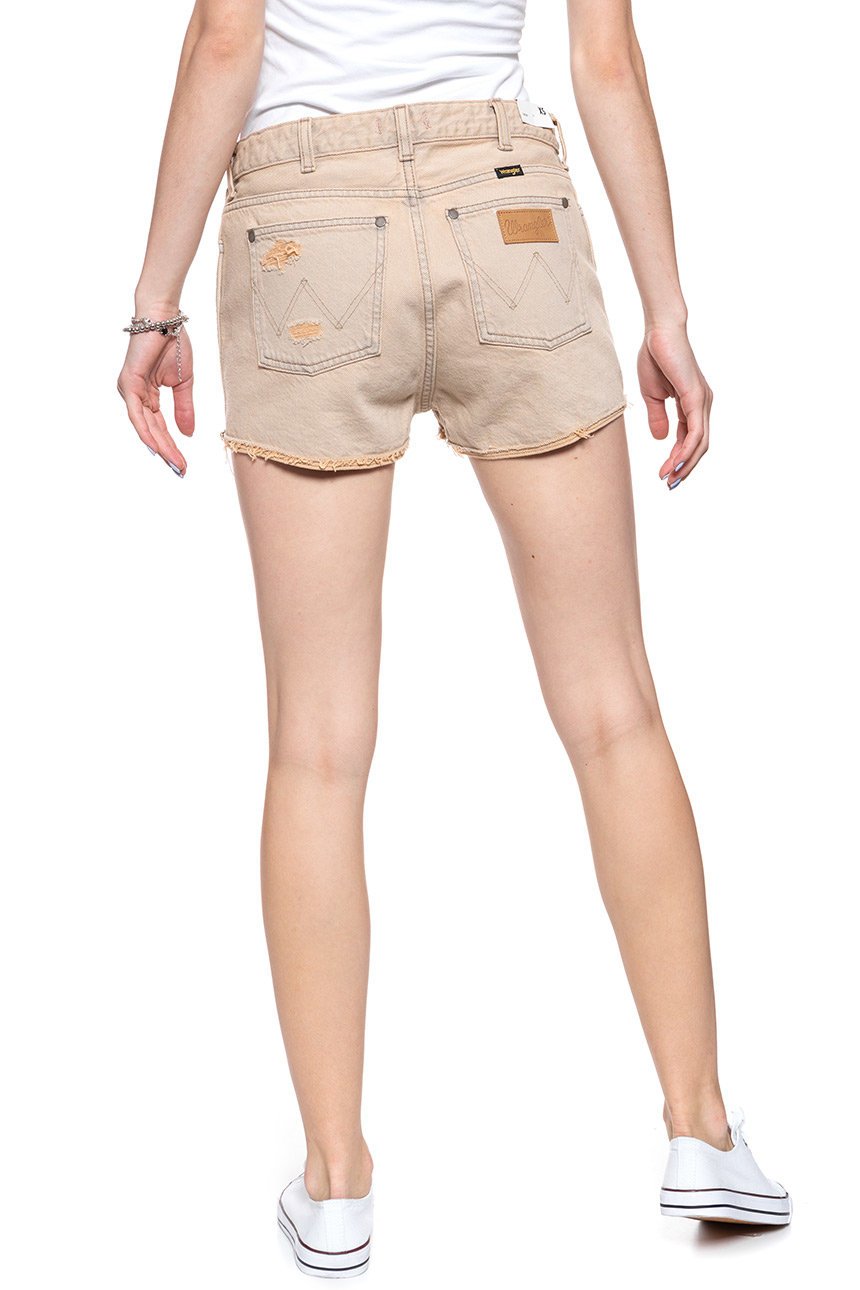 DAMSKIE SPODENKI WRANGLER THE SHORT SANDY BLUSH W27XRJ249