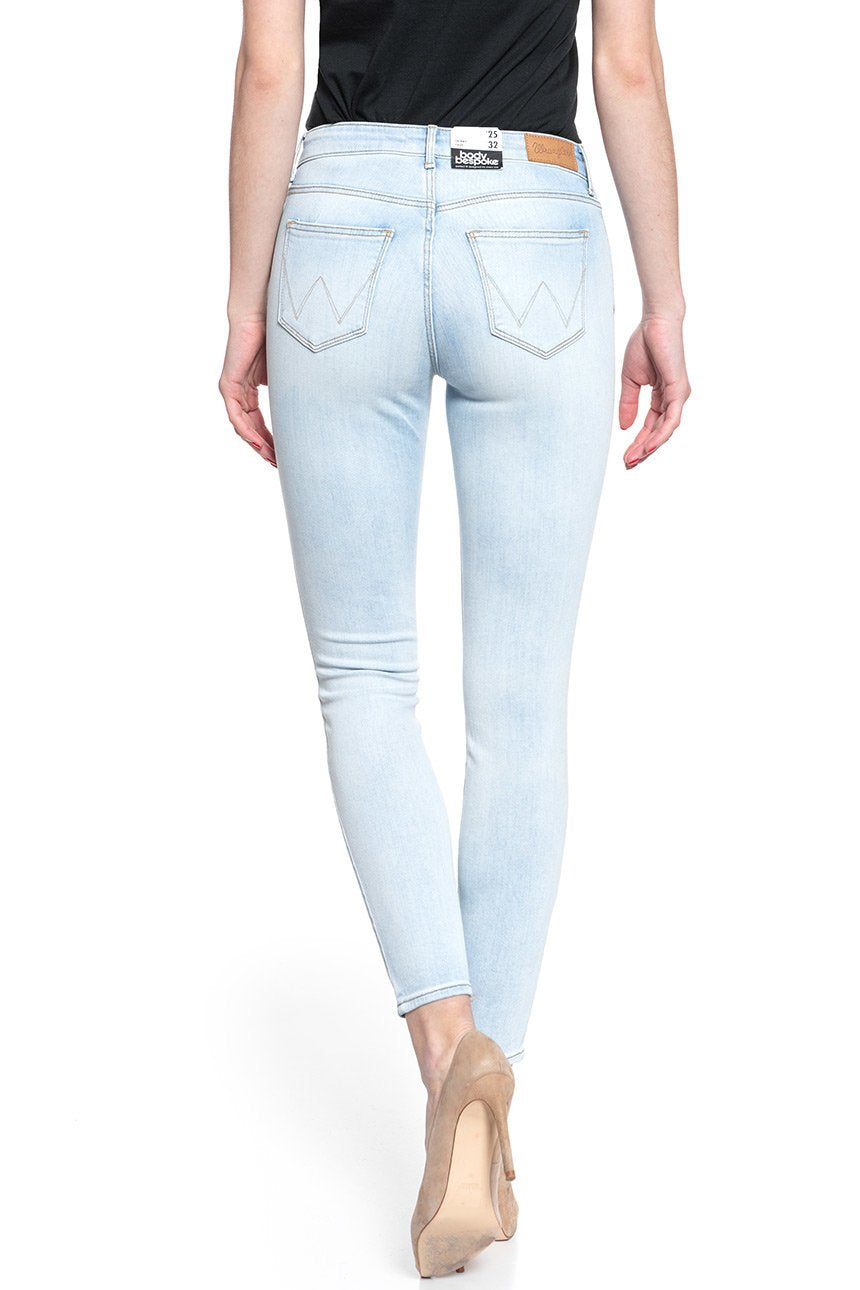 WRANGLER SKINNY CROP CRYSTAL BLUES W28MGU28B