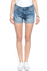 DAMSKIE SPODENKI WRANGLER BOYFRIEND SHORT MOTEL BLUE W29KVC245