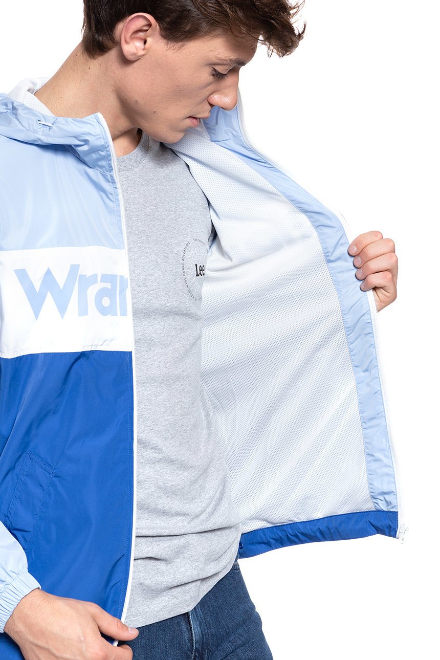 KURTKA WRANGLER WINDBREAKER CERULEAN W4707V9VT