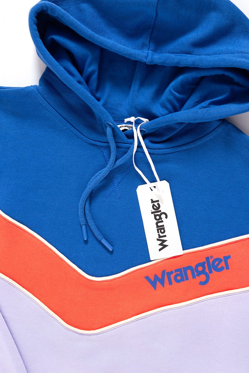 BLUZA WRANGLER 80´S HOODY TURKISH SEA W6084IG86