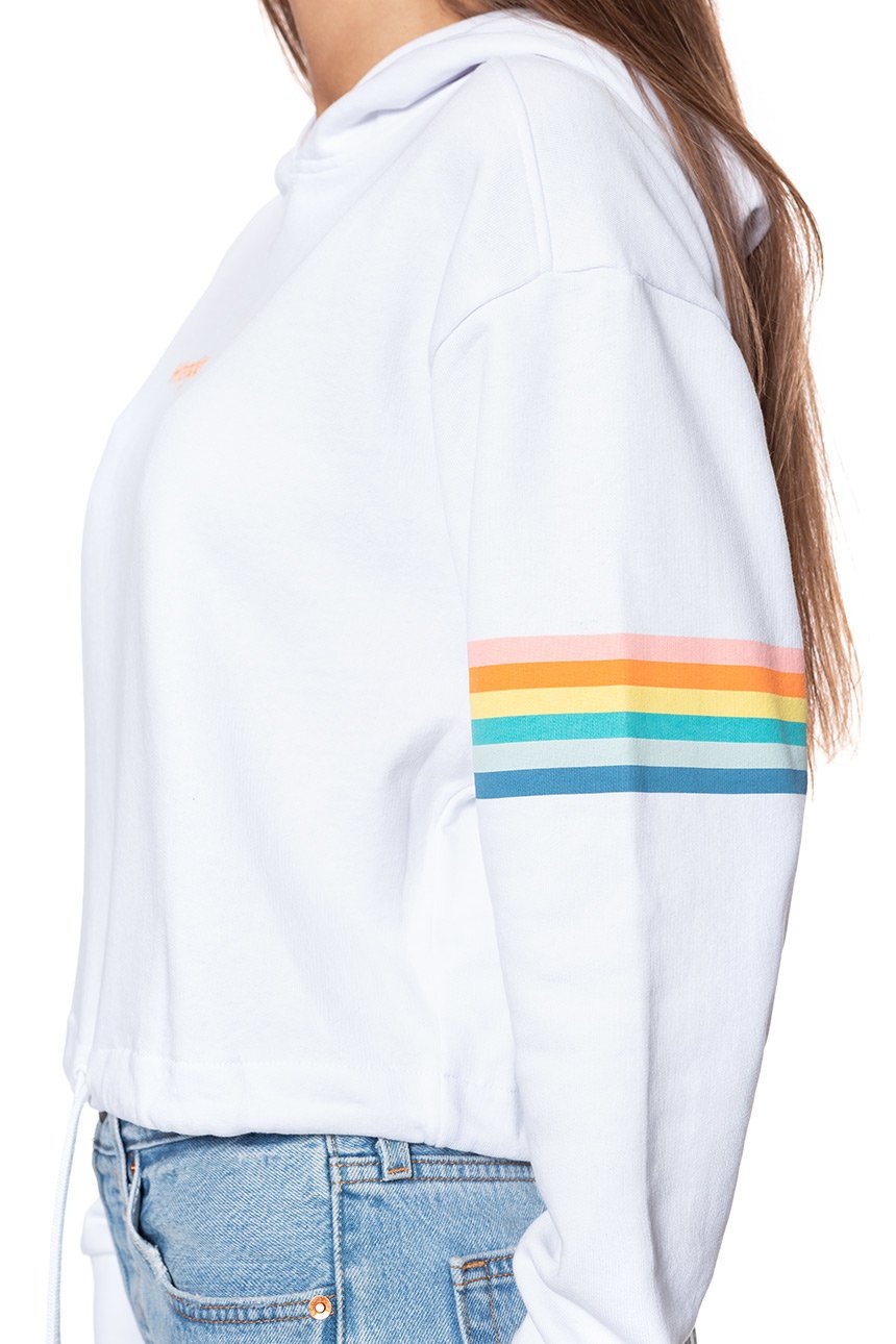 BLUZA WRANGLER SUMMER HOODY WHITE W6N1IG989