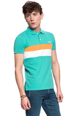 POLO WRANGLER SS STRIPE POLO LAGOON W7A8KA42C