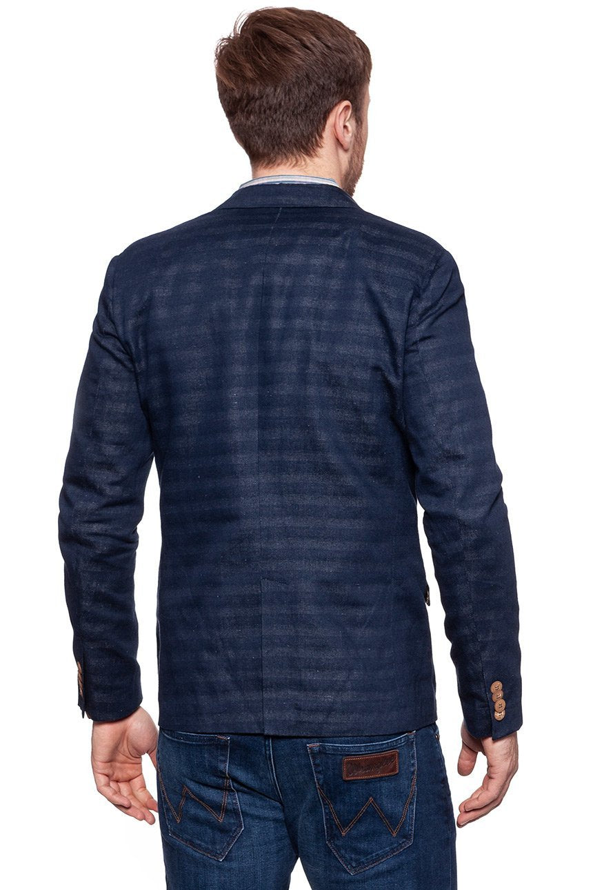 MĘSKA MARYNARKA ANERKJENDT INDIE BLAZER DARK DENIM 8.413.102