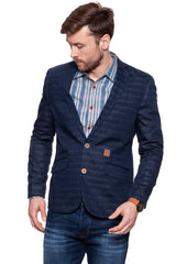 MĘSKA MARYNARKA ANERKJENDT INDIE BLAZER DARK DENIM 8.413.102