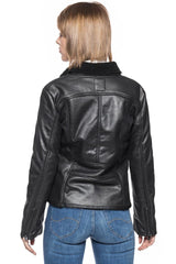 DAMSKA KURTKA SKÓRZANE TOM TAILOR FAKE SHEARLING BIKER JACKET 3721963.00.75