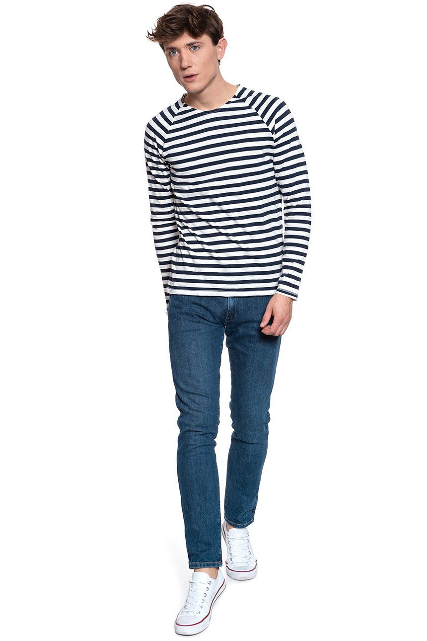 LONGSLEEVE MUSTANG Stripe Longsleeve SLUB STRIPE 1005857 11026