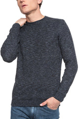 MUSTANG Muline Jumper MĘSKI SWETER KLASYCZNY DARK SAPPHIRE 1006554 4136