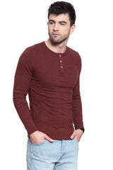 LONGSLEEVE MUSTANG Anton Fancy Henley ANDORRA 1009362 3232