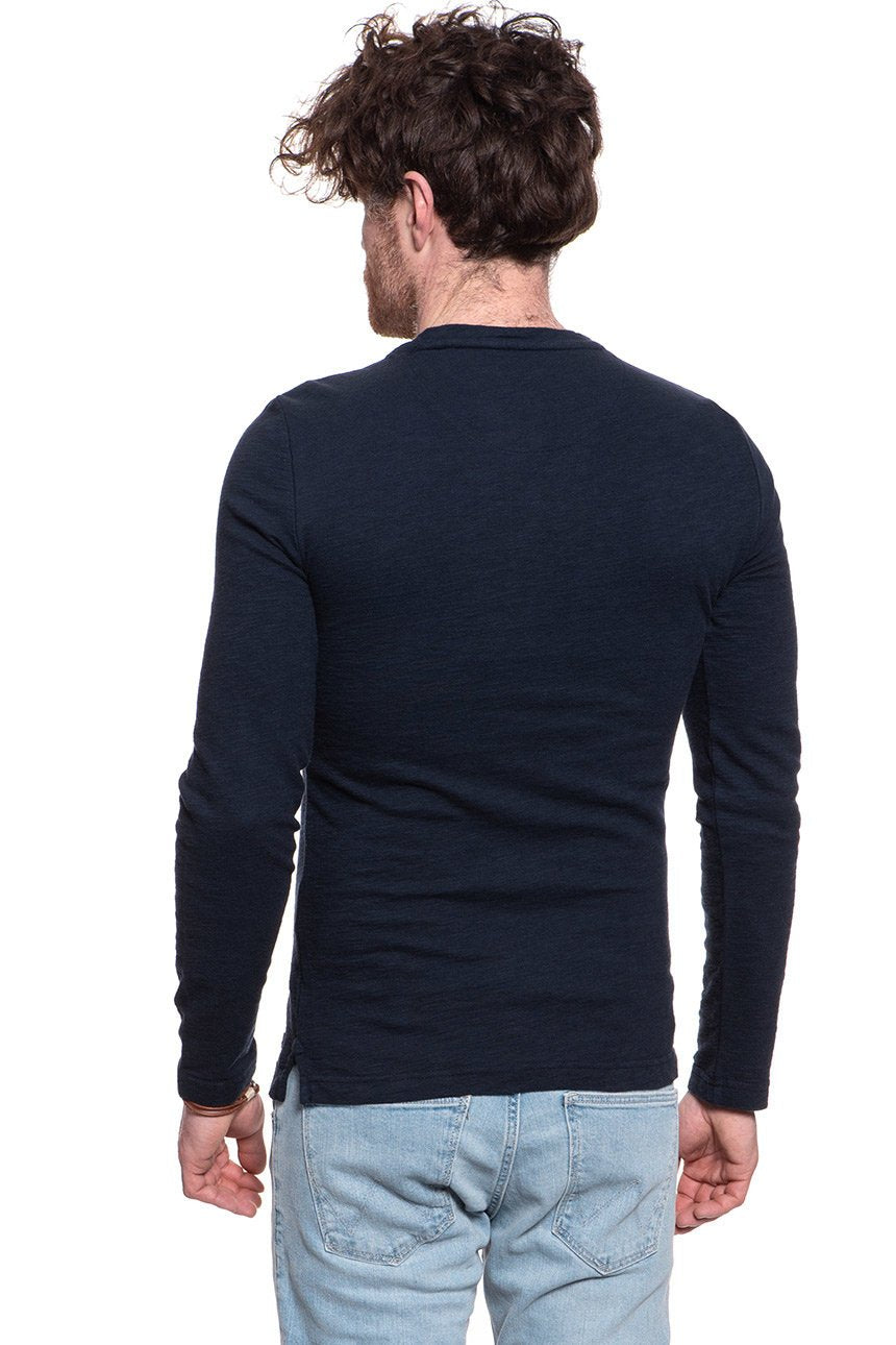 MUSTANG Anton Fancy Henley SKY CAPTAIN 1009362 5323