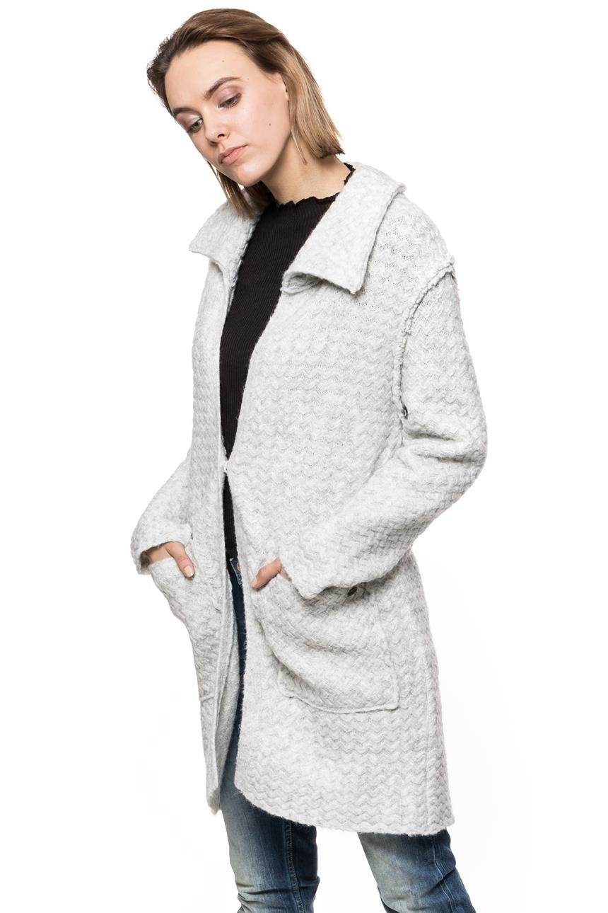 DAMSKI PŁASZCZ TOM TAILOR KNIT COAT