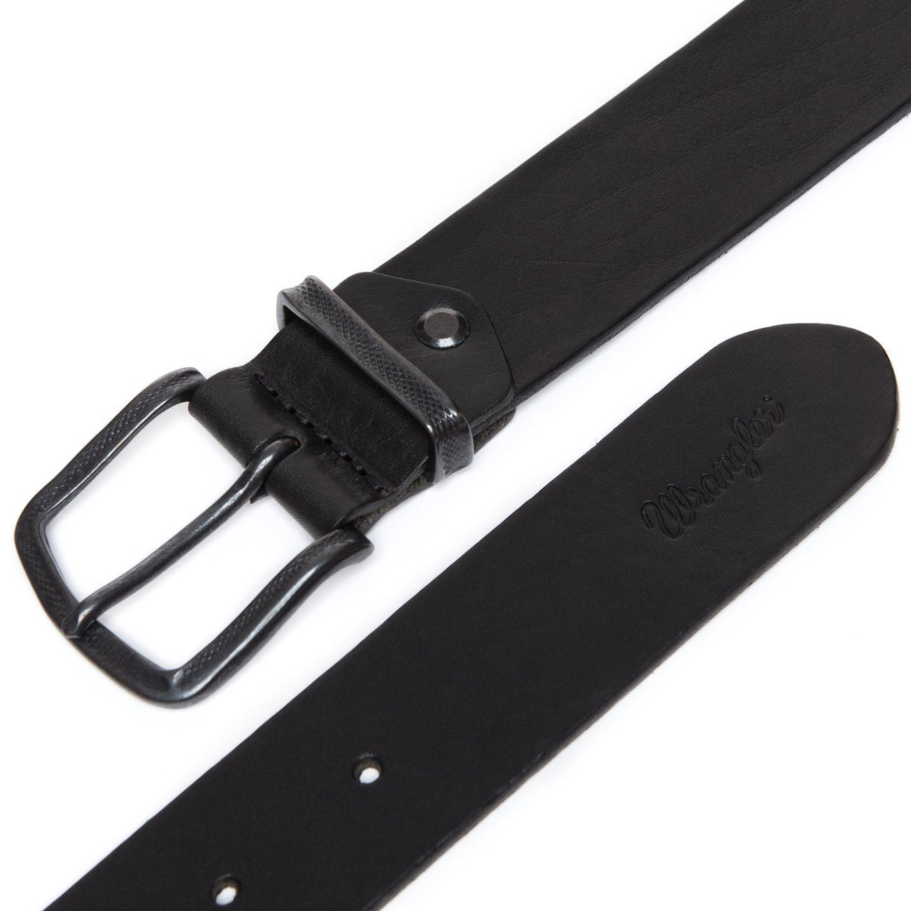 PASEK WRANGLER UNICOLOUR BELT BLACK W0B9U1100