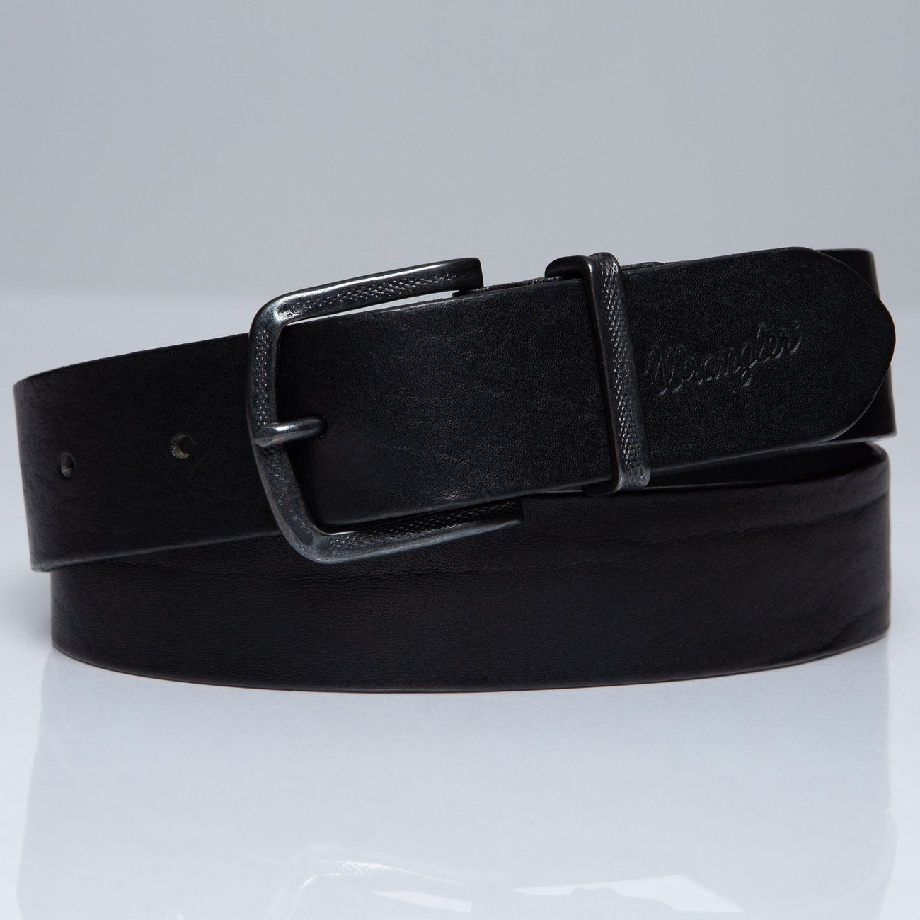 PASEK WRANGLER UNICOLOUR BELT BLACK W0B9U1100