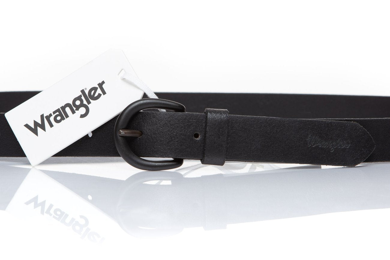 PASEK WRANGLER GEO BELT BLACK W0C1US100