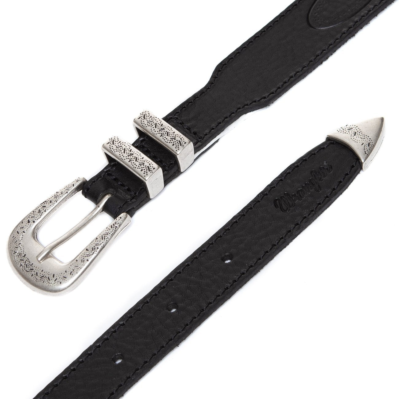 DAMSKI PASEK WRANGLER SALOON BELT BLACK W0C3U1100